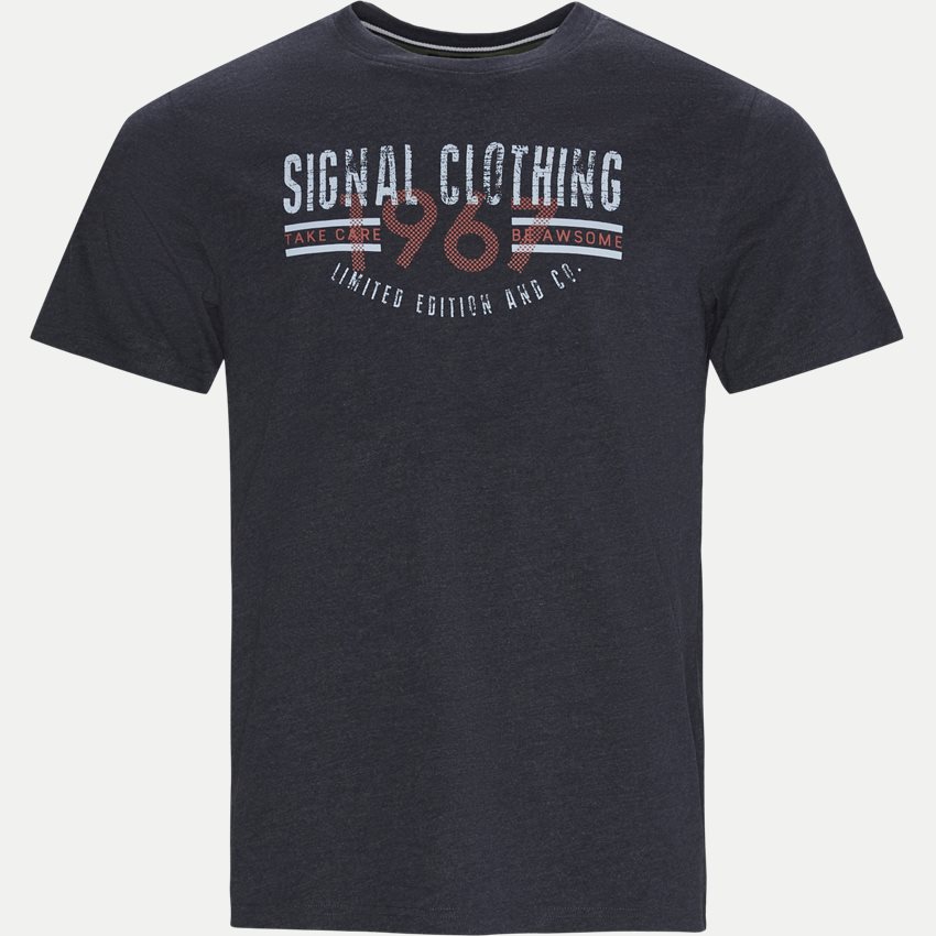 Signal T-shirts LABAN LOGO NAVY MEL